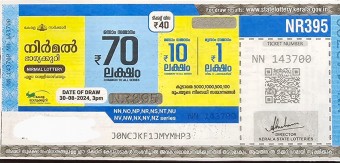 Nirmal Weekly Lottery held on 30.08.2024