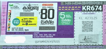 Karunya Weekly Lottery held on 05.10.2024